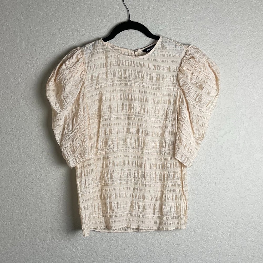 Express Balloon Sleeve Blouse